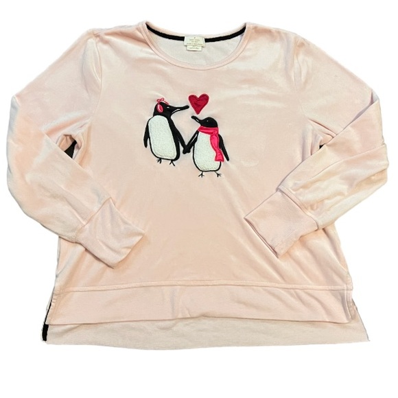 kate spade Other - Kate Spade Dream a Little Dream Pink Penguin Soft PJ Top